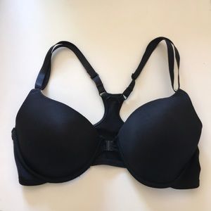 Front clasp racer back bra